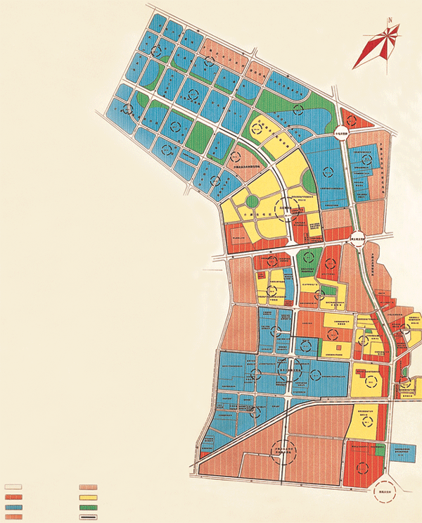 昆明新城高新技術產業基地規劃結構圖